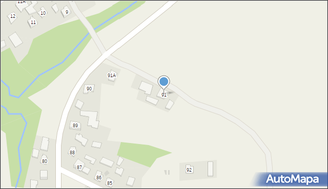 Zabłotce, Zabłotce, 91, mapa Zabłotce