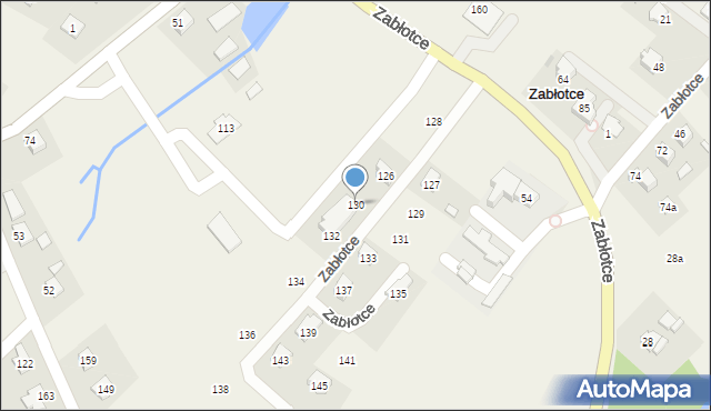Zabłotce, Zabłotce, 130, mapa Zabłotce