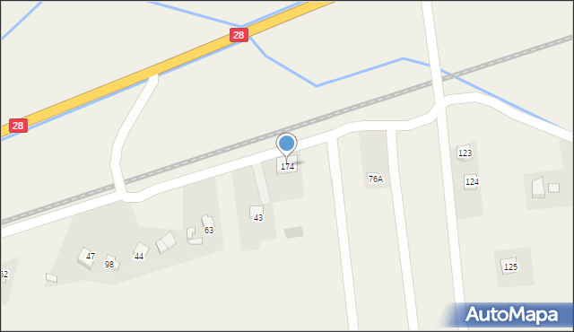 Zabłotce, Zabłotce, 174, mapa Zabłotce
