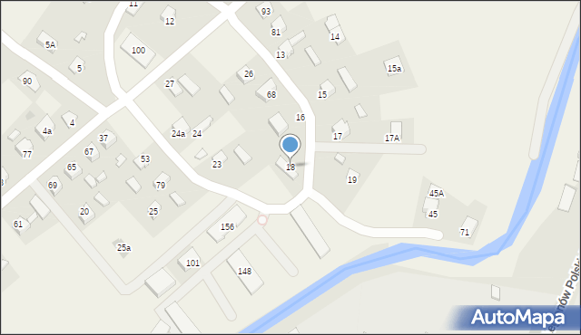 Zabłotce, Zabłotce, 18, mapa Zabłotce