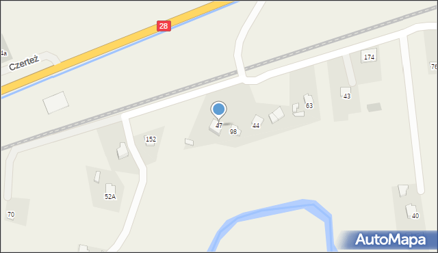 Zabłotce, Zabłotce, 47, mapa Zabłotce