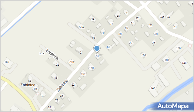 Zabłotce, Zabłotce, 73, mapa Zabłotce