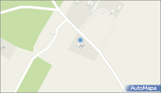 Zabłudów-Kolonia, Zabłudów-Kolonia, 27A, mapa Zabłudów-Kolonia