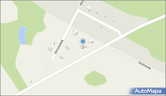 Zabłudów-Kolonia, Zabłudów-Kolonia, 2d, mapa Zabłudów-Kolonia