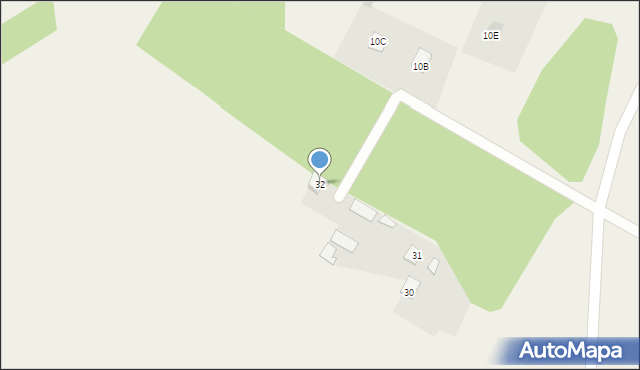 Zabłudów-Kolonia, Zabłudów-Kolonia, 32, mapa Zabłudów-Kolonia