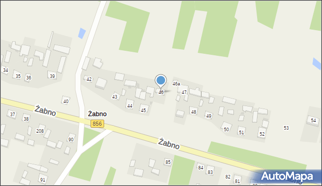Żabno, Żabno, 46, mapa Żabno