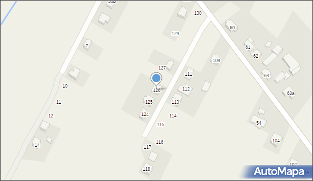 Żabno, Żabno, 126, mapa Żabno