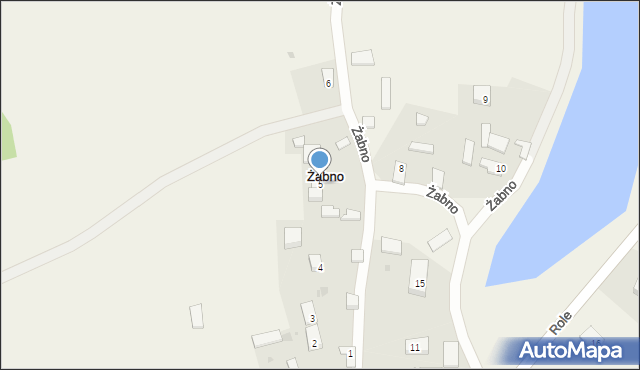 Żabno, Żabno, 5, mapa Żabno