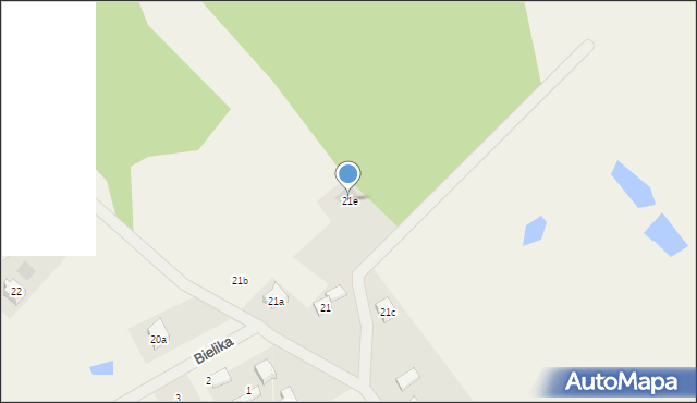 Żabno, Żabno, 21e, mapa Żabno