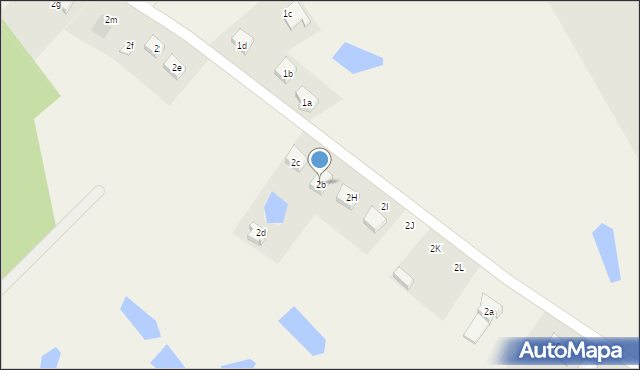 Żabno, Żabno, 2b, mapa Żabno