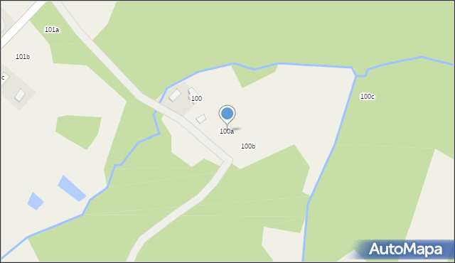 Zaborcze, Zaborcze, 100a, mapa Zaborcze