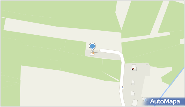Zaborcze, Zaborcze, 1d, mapa Zaborcze