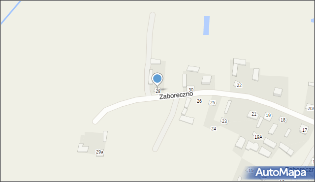 Zaboreczno, Zaboreczno, 28, mapa Zaboreczno
