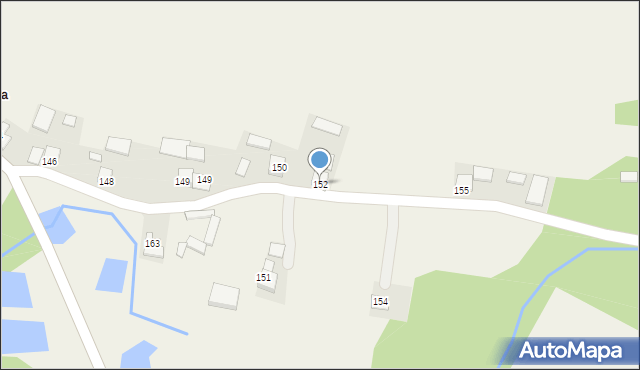 Zaborów, Zaborów, 152, mapa Zaborów