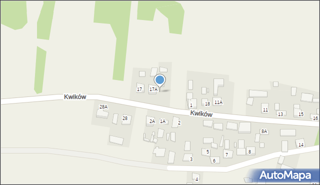 Zaborów, Zaborów, 1b, mapa Zaborów