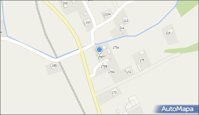 Zaborów, Zaborów, 176, mapa Zaborów