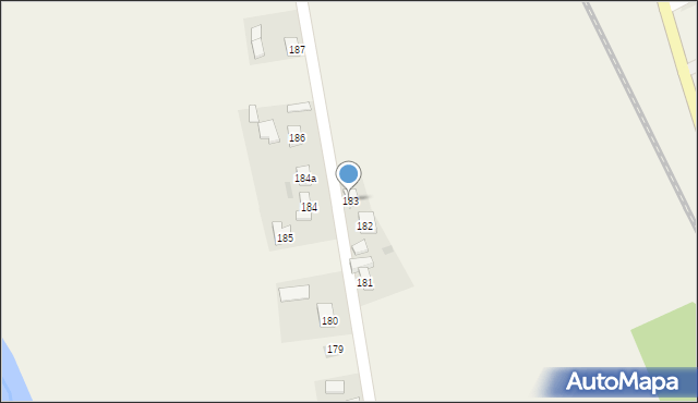 Zaborów, Zaborów, 183, mapa Zaborów
