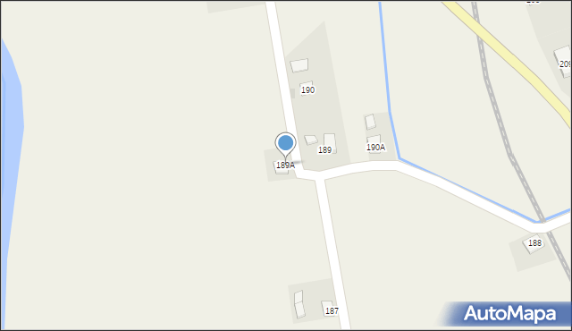 Zaborów, Zaborów, 189A, mapa Zaborów
