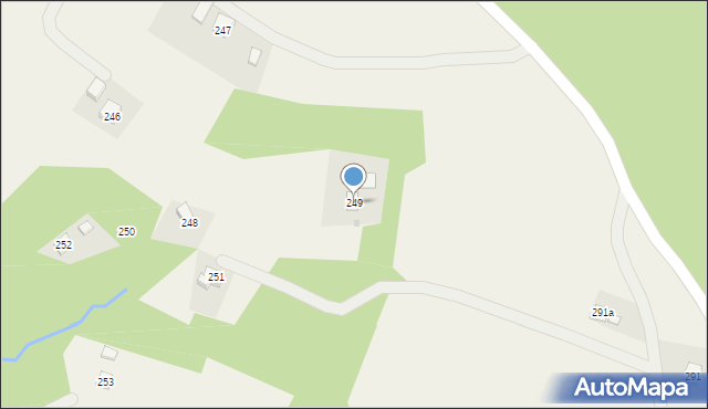 Zaborów, Zaborów, 249, mapa Zaborów