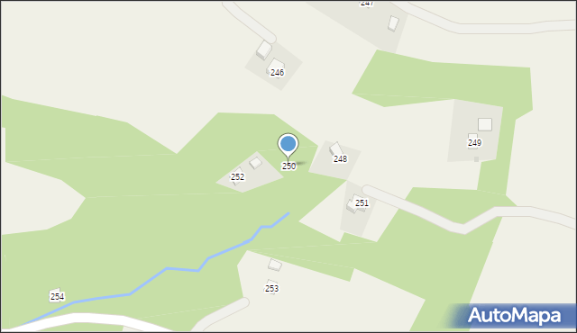 Zaborów, Zaborów, 250, mapa Zaborów