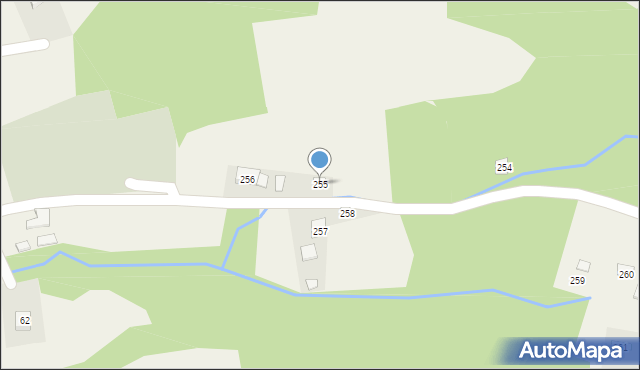 Zaborów, Zaborów, 255, mapa Zaborów