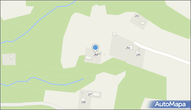 Zaborów, Zaborów, 266, mapa Zaborów