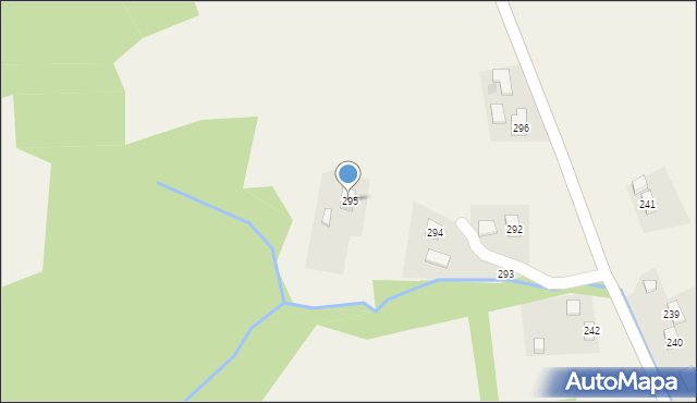 Zaborów, Zaborów, 295, mapa Zaborów