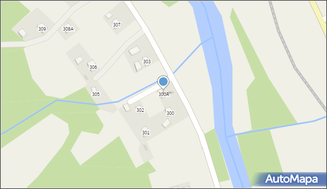 Zaborów, Zaborów, 300A, mapa Zaborów