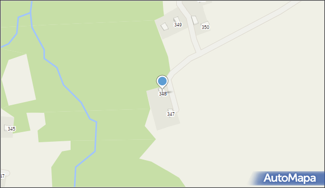 Zaborów, Zaborów, 348, mapa Zaborów
