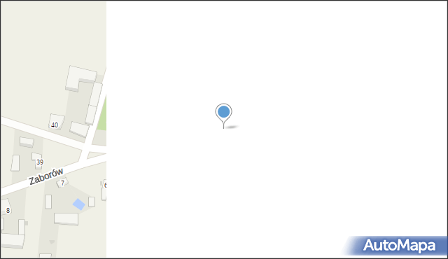 Zaborów, Zaborów, 43, mapa Zaborów