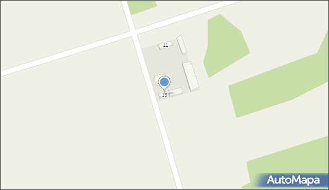 Zaborów, Zaborów, 13, mapa Zaborów