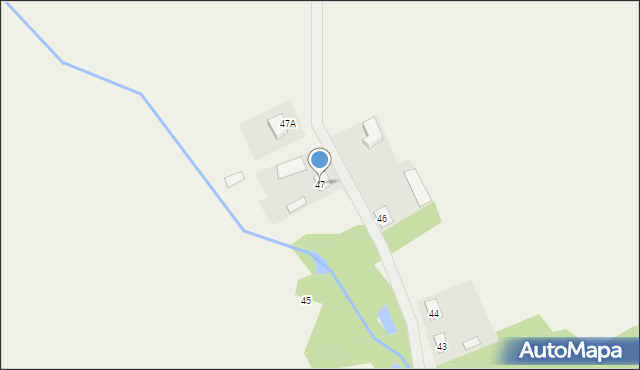 Zaborów Nowy, Zaborów Nowy, 47, mapa Zaborów Nowy