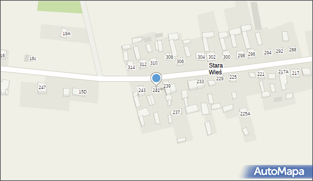 Zaborowice, Zaborowice, 241, mapa Zaborowice