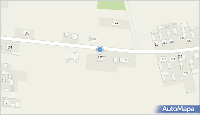 Zaborowice, Zaborowice, 247, mapa Zaborowice