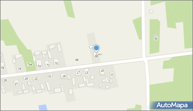 Zaborowice, Zaborowice, 66, mapa Zaborowice