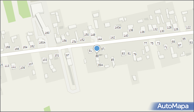 Zaborowice, Zaborowice, 89, mapa Zaborowice