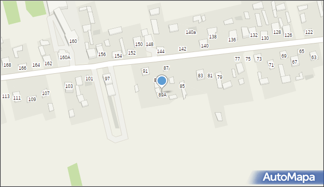 Zaborowice, Zaborowice, 89A, mapa Zaborowice