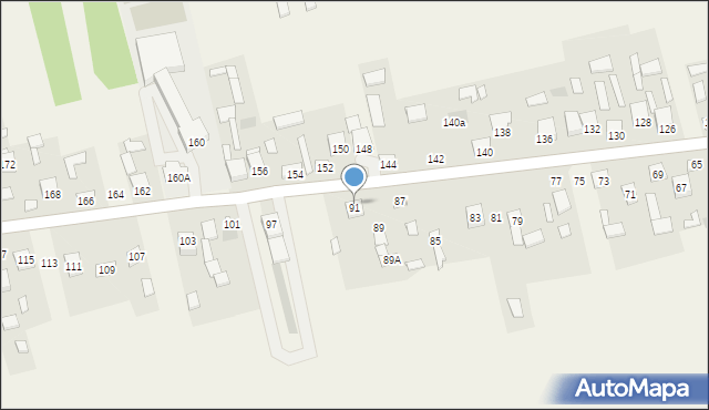 Zaborowice, Zaborowice, 91, mapa Zaborowice