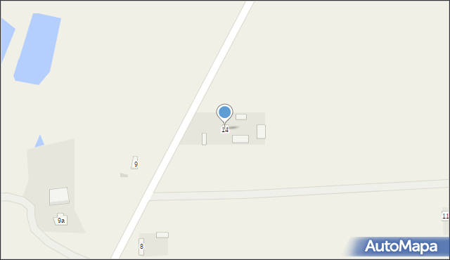 Zaborowo, Zaborowo, 14, mapa Zaborowo