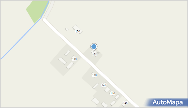 Zaborowo, Zaborowo, 151, mapa Zaborowo