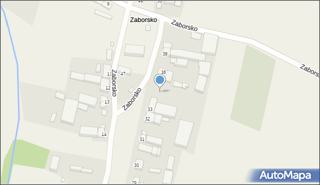 Zaborsko, Zaborsko, 35, mapa Zaborsko