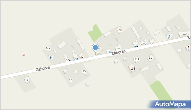 Zaborze, Zaborze, 28, mapa Zaborze