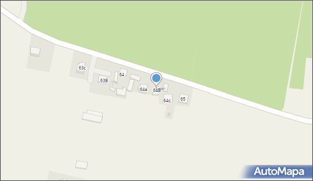 Zaborze, Zaborze, 64B, mapa Zaborze