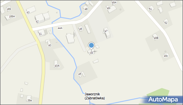 Zabratówka, Zabratówka, 44, mapa Zabratówka