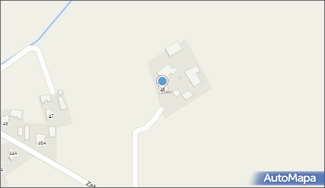 Zabrnie, Zabrnie, 48a, mapa Zabrnie