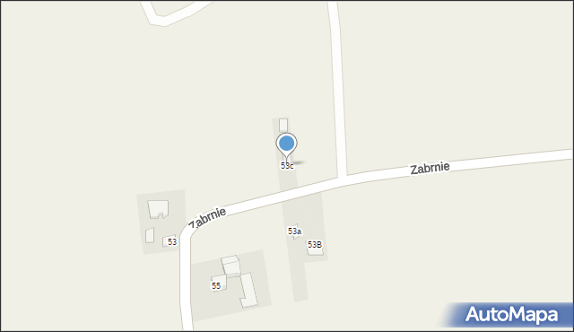 Zabrnie, Zabrnie, 53c, mapa Zabrnie