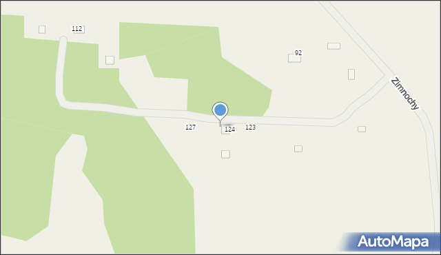 Ząbrowiec, Ząbrowiec, 125, mapa Ząbrowiec