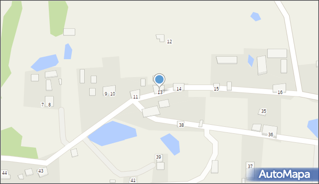 Ząbrowiec, Ząbrowiec, 13, mapa Ząbrowiec