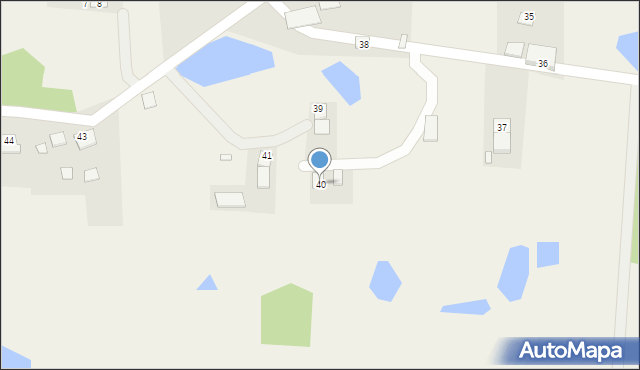 Ząbrowiec, Ząbrowiec, 40, mapa Ząbrowiec