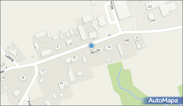 Ząbrowo, Ząbrowo, 15D, mapa Ząbrowo